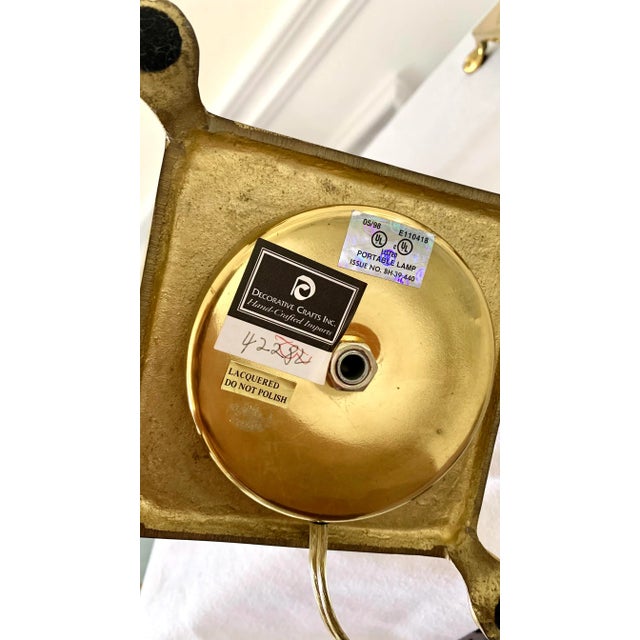 Vintage Decorative Crafts Inc. Gold and Black Claw Feet Buffet Table