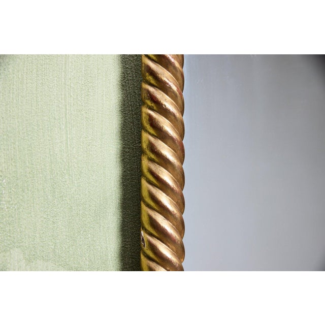 French Braided Gilt Mirror For Sale In Los Angeles - Image 6 of 9