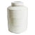 Vintage White Ceramic Jar With Lid Small For Sale