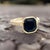 Natural Sapphire Diamond Ring 6.75 14k Yellow Gold 4.65 TCW Certified For Sale - Image 10 of 18