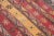 1980s 1980s Turkish Red Striped Cecim Kelim For Sale - Image 5 of 9