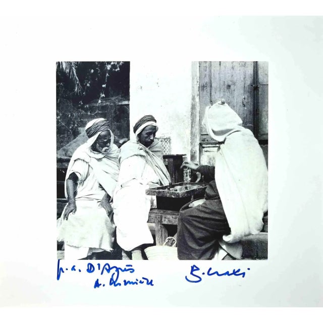 Arab game is an original photolithograph realized in the 1990s by the italian politician bettino craxi. Hand-signed in...