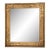 Antique Victorian Floral Gilded Plaster Oak Wood Frame Mirror For Sale