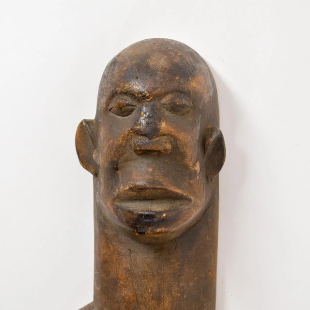 This so-called pregnant belly mask comes from the Makonde people. Women play an important role in Makonde mythology and...