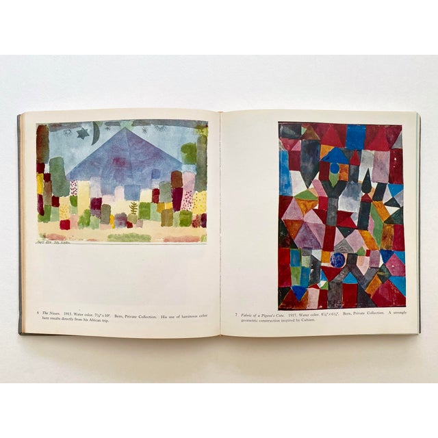 This Paul Klee rare vintage 1966 first edition lithograph print hardcover Mid Century Modernist art book is a very special...