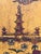 Mid 20th Century Mid-Century Chinoiserie Scenic Two-Door Cabinet With Ornate Brass Hardware For Sale - Image 5 of 18