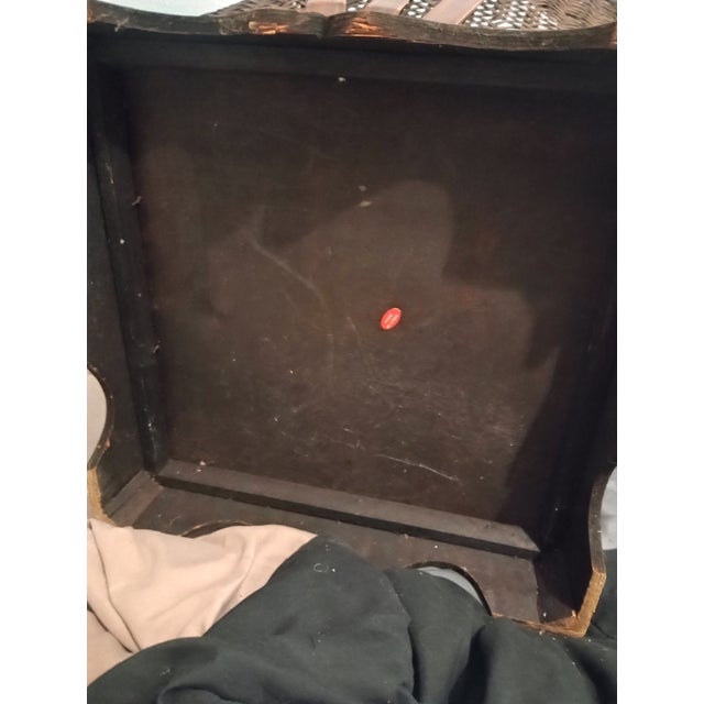 1970s 1970s Large Boho Farmhouse Grain Basket With Original Tag For Sale - Image 5 of 6