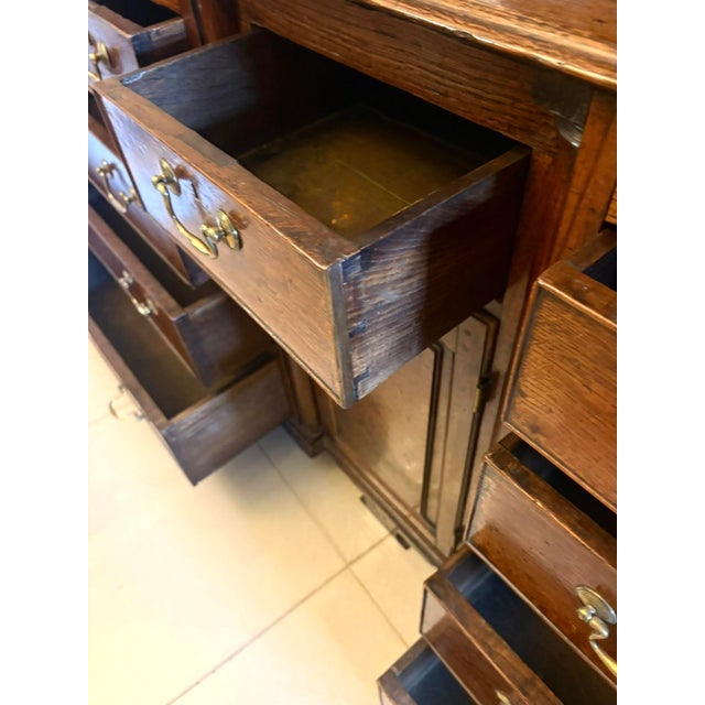 Antique Georgian Lancashire Oak Dresser and Plate Rack, 1780 For Sale - Image 13 of 18