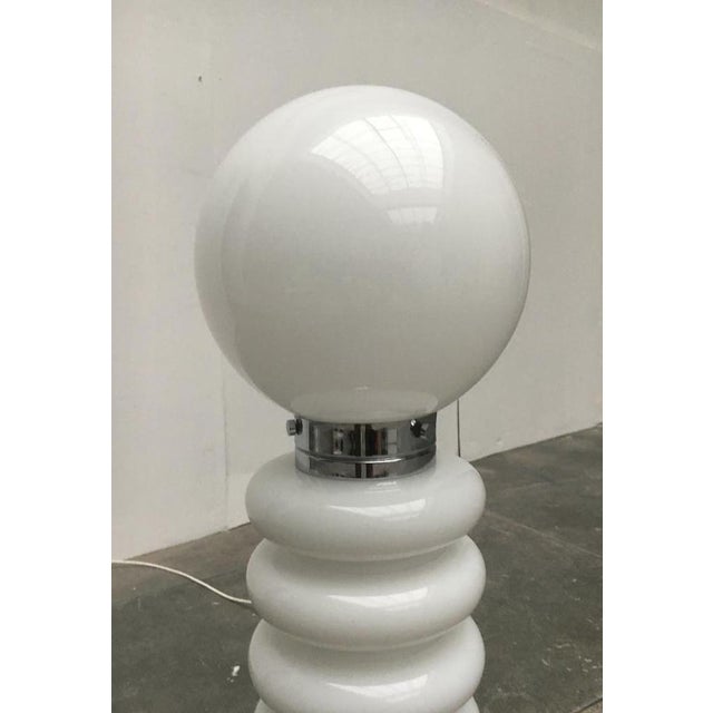 Mid-Century Space Age Glass Floor Lamp by Carlo Nason for JBS, 1960s For Sale - Image 17 of 18