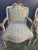 Late 19th Century Early 19th C. Italian Painted Carved Arm Chairs- A Pair For Sale - Image 5 of 12