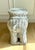 1970s 1970s White Wicker Elephant Side /Drinks Table, Trunk Up For Sale - Image 5 of 8