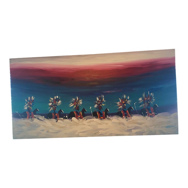 1990s Pablo Antonio Milan Original Canvas Painting For Sale