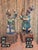 Great looking early 20th Century Shiwan pottery figures. These have thick glazed surfaces in some areas and other areas...