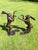 Contemporary Large Cast Bronze Boxing Hares Sculptures For Sale - Image 3 of 9
