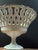 Vintage Italian Ceramic White Reticulated Pedestal Basket Fruit Bowl / Compote For Sale - Image 9 of 11