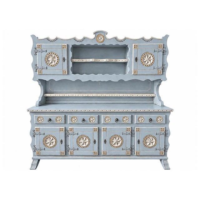 Wood 20th Century Lacquered and Decorated Sideboard, 1950s For Sale - Image 7 of 7