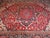 Vintage Oversized Persian Heriz Serapi, Hand-Knotted, Geometric Medallion Pattern, Red & Blue, 11x15 For Sale - Image 9 of 11