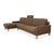 Ego Corner Sofa in Brown Grey Fabric from Rolf Benz For Sale - Image 4 of 13