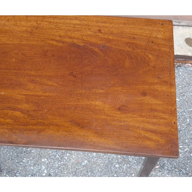 19th Century Federal Mahogany Small Writing Table For Sale - Image 9 of 11