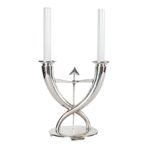 Vintage Silver Plate Table Lamp by Gio Ponti for Christofle