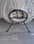 1950s White Raton and Bamboo Lounge Chair Attributed to Janine Abraham & Dirk Jan Rol France Wrought 1950s For Sale - Image 5 of 7