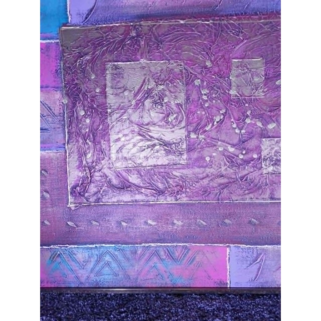 Mid 20th Century Lee Reynolds — Large Mid‑Century Geometric Studio Art Panel, 60" Wide For Sale - Image 10 of 11