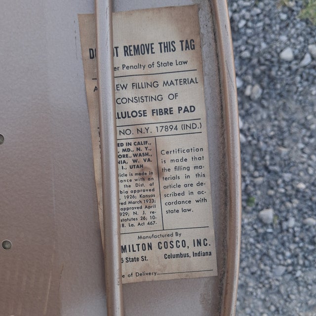 Mid-Century Modern 1950s Metal Folding Chairs by Hamilton Cosco For Sale - Image 3 of 7