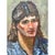 Vintage Original Oil Portrait of Man on Canvas For Sale In West Palm - Image 6 of 12