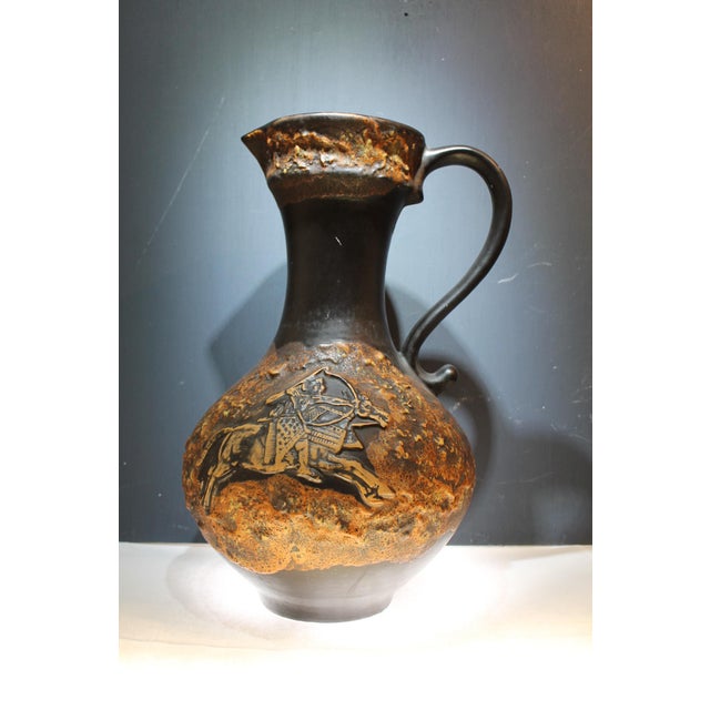 West German Ceramic Ewer by Walter Gerhards, 1970s For Sale - Image 11 of 12