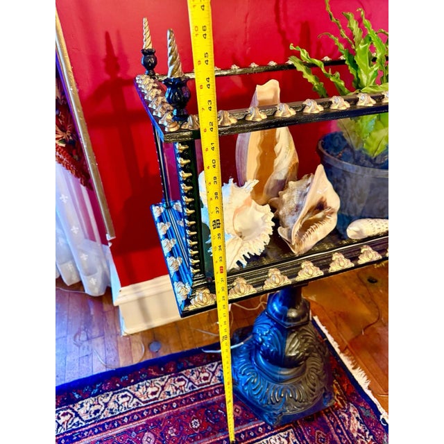 Rare Antique J W FISKE AQUARIUM /TERRARIUM & STAND CAST IRON Victorian Restored For Sale - Image 4 of 18