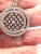 Silver Diamond Circle Pendant Necklace 18k For Sale - Image 8 of 8