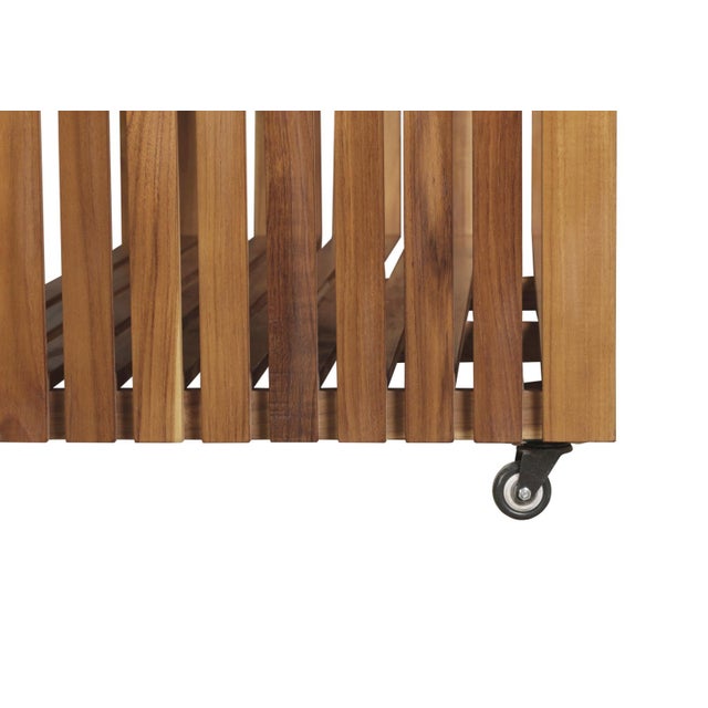 2020s Imperial Grove Outdoor Solid Teak Wood Kitchen Island For Sale - Image 5 of 12