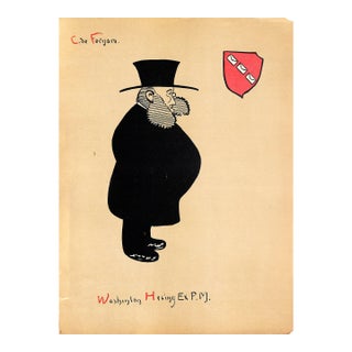 Mid 20th Century Washington Hesing Ex P.M. By Carlo De Fornaro Reproduction Print For Sale