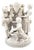 French Biscuit Porcelain Centrepiece Group with Floral Garlands, 1800s For Sale