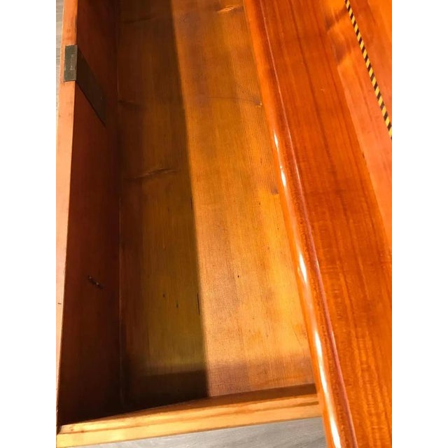 Brown Louis XVI South German Secretary Bookcase, 1780 For Sale - Image 8 of 10