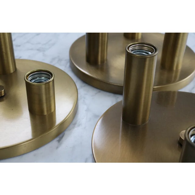 Mid-Century Brass Ceiling Lamp, 1970s For Sale - Image 6 of 7