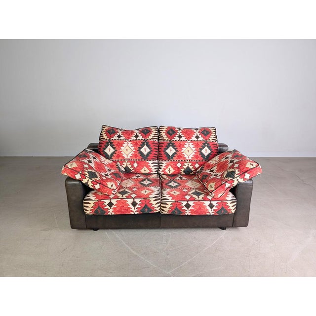 Postmodern Vintage Two-Seater Sofa by Giorgio Soressi, 1990 For Sale - Image 3 of 11