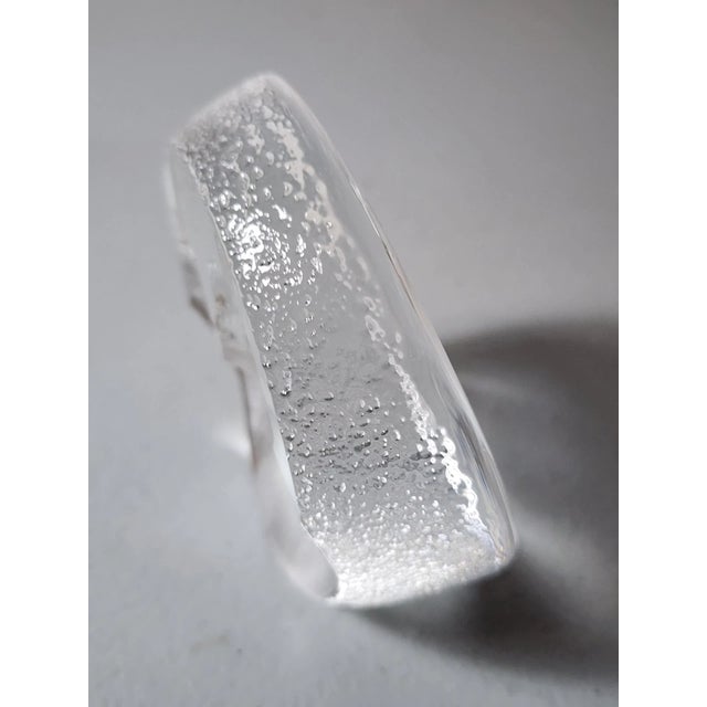 The Mats Jonasson Sweden Crystal BABY DUCKS ART GLASS Sculpture PAPERWEIGHT is a stunning piece of lead crystal glass...