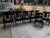 Wood 1960s One Drop Leaf Table and Seven Chairs For Sale - Image 7 of 7