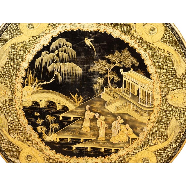 Late 19th Century Late Victorian Chinese Export Style Tilt Top Table For Sale - Image 5 of 11