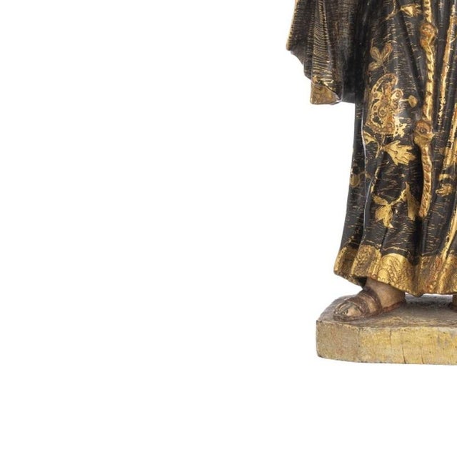 Religious Artist, Franciscan Saint, 18th Century, Wood For Sale - Image 3 of 6