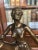 Large Art Deco Style Bronze and Marble Figurine For Sale - Image 4 of 5