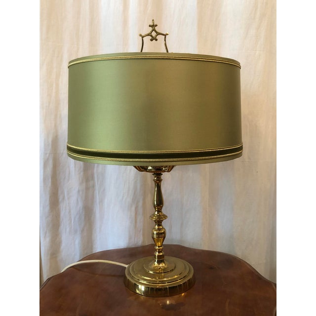 French Bouillotte Lamp in Brass, 1950s For Sale - Image 16 of 16