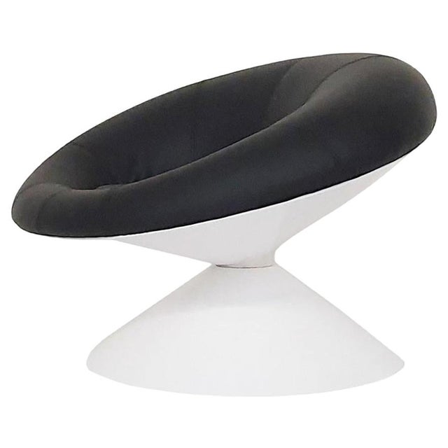 Black Dutch Diabolo Lounge Chair by Ben Swildens for Stabin Bennis, 1960s For Sale - Image 8 of 8