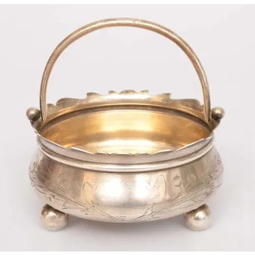 Silver Candy Dish, 1890s For Sale - Image 5 of 5