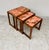 Mid-Century Modern Vintage Scandinavian Teak Nesting Tables, 1960s, Set of 3 For Sale - Image 3 of 17