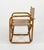 Mid-Century Modern Folding Director Chair in Bamboo and Fabric, Italy, 1960s For Sale - Image 4 of 11