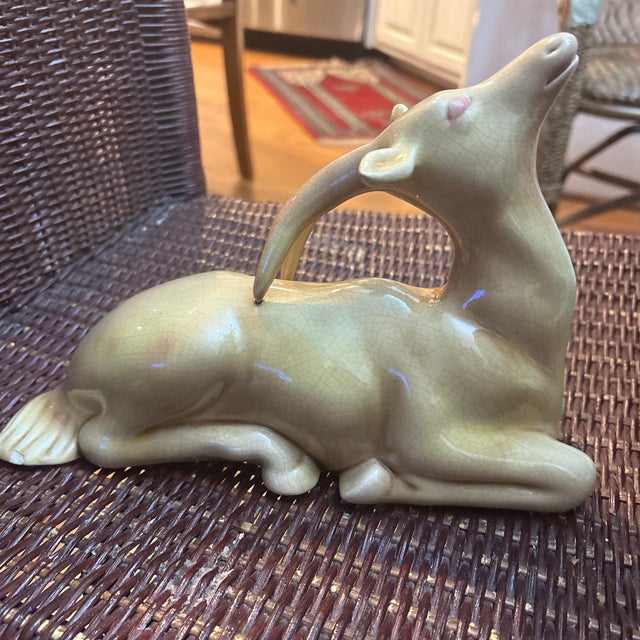 Art Deco Goldscheider Everlasting Corp. Impala. In 1938 Mr. Goldscheider fled Nazi Germany and came to America and opened...