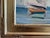 2020s 2024 American Oil Sail Boat Seascape by Jose Trujillo in Plein Air Frame For Sale - Image 5 of 6