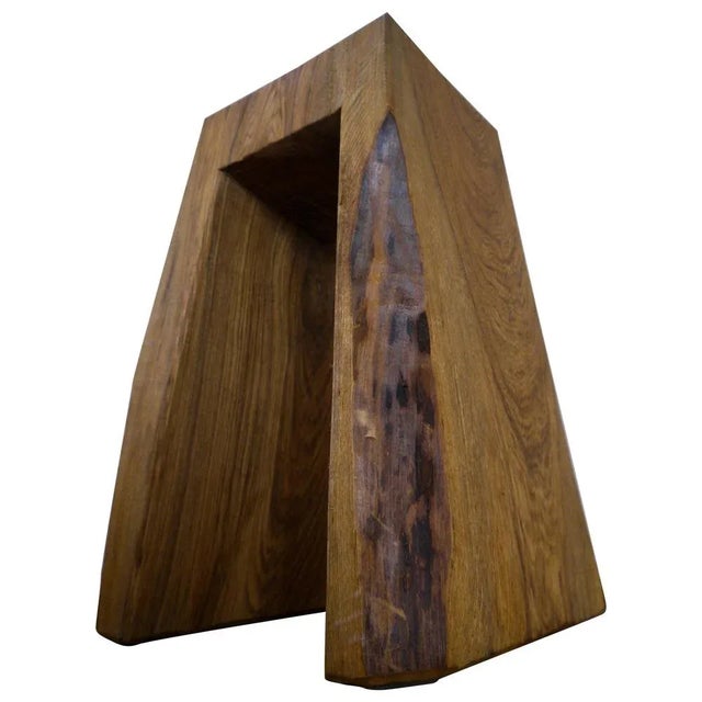 Not Yet Made - Made To Order Brushed and Limed Ash Stool by Fritz Baumann For Sale - Image 5 of 5